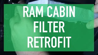 How to Install Ram 1500 Cabin Filter [upl. by Ruhtra]