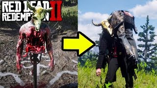 What Happens if you Sacrifice a Body at the Pagan Ritual Location in Red Dead Redemption 2 [upl. by Suolevram]