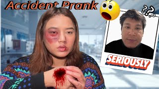 Accident amp Fight Prank On My Boyfriend 🤯 Prank Gone Wrong 😭 [upl. by Sari384]