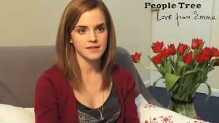 People Tree presents Ask Emma Watson  Part 1 [upl. by Uyerta]