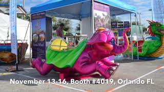 IAAPA 2018  LunaPark Rides exhibitor [upl. by Asilahs]