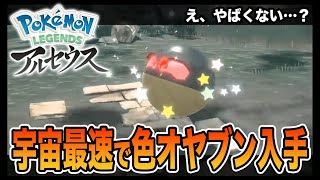 【奇跡】目的のオヤブン色違いが出る速度がヤバ過ぎた【ポケモンレジェンズアルセウス】 [upl. by Elwina]