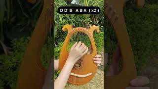 Zelda  Minuet of Forest  Minuet of Woods Lyre Harp Cover short [upl. by Nelie]