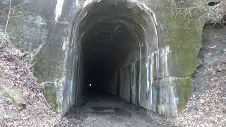 Koontz Railroad Tunnel Gauley River Fayette County West Virginia [upl. by Bevers]