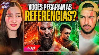 Apenas um react  Rap do Kratos e Atreus  Nós somos Deuses  7mz Nerd Hits God of War [upl. by Adalheid]