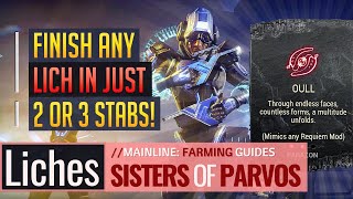 Warframe  FASTEST LICHES amp HOW 2 USE OULL Always Kill Lich Early  Sisters Of Parvos READ PINNED [upl. by Aziram]