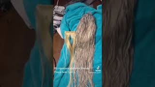 Toning 613 lace front wig platinum blonde [upl. by Ecirtemed]