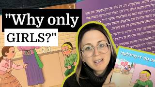 Reading the Yiddish childrens book quotWhy Only Girlsquot [upl. by Ahsiela]