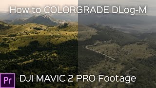 Colorgrade DJI Mavic 2 Pro DLogM  FREE LUT [upl. by Nidnerb]