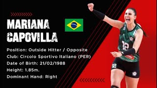 Mariana Capovilla Outside HitterOpposite Highlights Season 20232024 [upl. by Amador371]