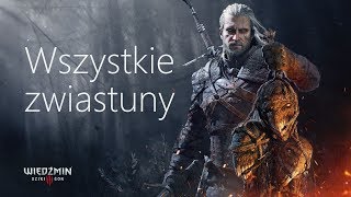 Wiedźmin 3 Dziki Gon  Wszystkie zwiastuny po polsku [upl. by Uile504]