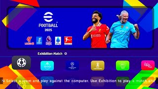 eFootball Pes 2025 PPSSPP Android Offline Full Update Real Faces Full Transfer Graphics HD [upl. by Annua]