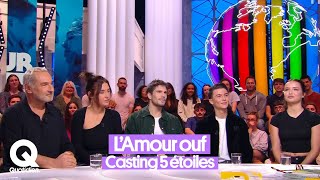 Gilles Lellouche Adèle Exarchopoulos François Civil  casting ouf pour quotLAmour oufquot [upl. by Heurlin]