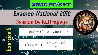 Examen National 2010 —Session De Rattrapage — Exercice 5 — 2 BAC PCSVT [upl. by Kaiulani487]