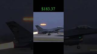 F16 Afterburner Fuel Cost in Real Time [upl. by Faythe447]