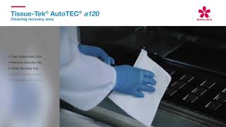 Tissue Tek AutoTEC a120 Cleaning recovery area [upl. by Story]