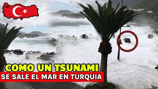 MIRA COMO SE SALE EL MAR EN TURQUIA LA CIUDAD SE INUNDA EN SEGUNDOS EL CAOS SE APODERA DE TURQUIA [upl. by Marget]