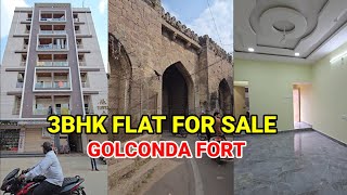 3BHK FLAT FOR SALE IN GOLCONDA FORT HYDERABAD FLAT FOR SALE IN HYDERABAD [upl. by Latsyrcal595]