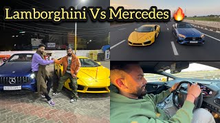 Finally Lambo Aur Mercedes Ki Drag Race Ho Gayi😍 [upl. by Fabyola]