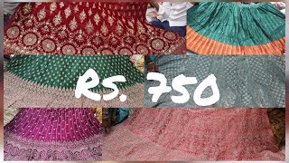 Rs750 Addi Offer Designer Bridal Lehenga Choli  Silk lehengas [upl. by Aderf403]