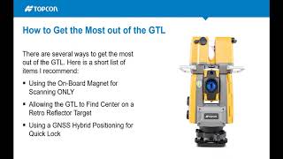 Tips and Tricks for the Topcon GTL1003 [upl. by Tremayne]