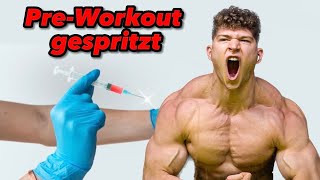 Nicht nachmachen Er hat sich PreWorkout Booster gespritzt und das ist passiert [upl. by Marne]