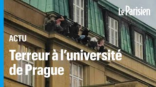 Prague  une fusillade à l’université fait « plus de 15 morts » [upl. by Ecilahs]