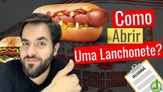 Como abrir uma lanchonete pequena Guia Detalhado 2020 [upl. by Antrim]