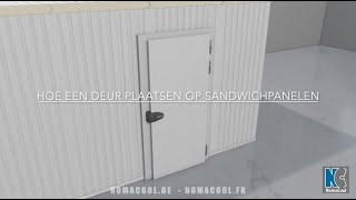 Hoe een deur monteren op sandwichpanelen [upl. by Dett]