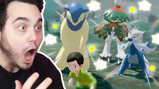 INSANE LUCK ALL SHINY STARTERS and MORE in Pokemon LEGENDS ARCEUS [upl. by Hermie137]