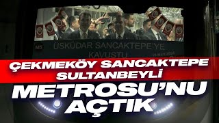 ÇEKMEKÖY  SANCAKTEPE  SULTANBEYLİ METROSU 1 ETABI [upl. by Arriat]