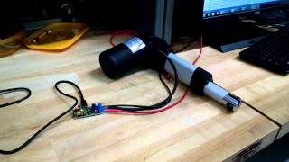 Controlling Firgelli Linear Actuator with Pololu SMC 18v15 [upl. by Yanal]