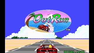 Mega Drive Longplay 151 Outrun [upl. by Refynnej498]