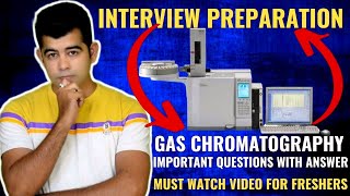 GAS CHROMATOGRAPHY I IMPORTANT QUESTIONS WITH ANSWER I HINDI [upl. by Selima]