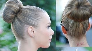 EASIEST SOCK BUN Best Method For Layers too [upl. by Howlyn]