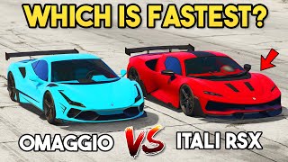 GTA 5 ONLINE  TURISMO OMAGGIO VS ITALI RSX WHICH IS FASTEST [upl. by Hyacinthia]