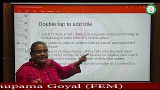 Topic volvox  Subject botany Lecture by Dr Anupama Goyal FEM [upl. by Atekehs]