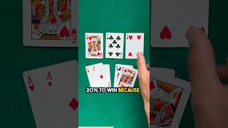 NEVER Fold This Hand poker shorts [upl. by Nalyd640]