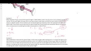 42 Speed of Light Rotating Cogs and Mirror Experiments [upl. by Seditsira]