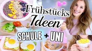 5 DIY gesunde FRÜHSTÜCKSIDEEN für SCHULE  UNI ♡ BarbaraSofie [upl. by Tur]