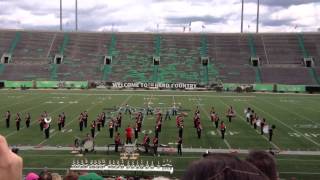 Minford High School Marching Band  In the Midst of the Storm  Marshall University 102012 [upl. by Hsiri323]