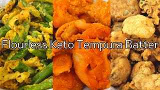 Flourless Tempura Batter 3 Ways  Gluten Free  Zero Carb [upl. by Erehs91]