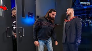 WWE November 14 2024 Roman Reigns caught Seth Rollins Joining Solo Sikoa amp The Bloodline Highlights [upl. by Namwen]