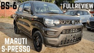 Maruti Suzuki SPresso SUV FULL Detailed Review  Latest Features New Interiors Price Variants [upl. by Xirdnek]