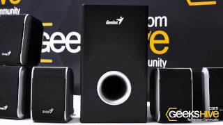 Parlantes Genius SW51 3005  Review by wwwgeekshivecom Español [upl. by Ecenahs]