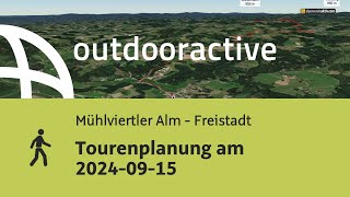 Tourenplanung am 20240915 [upl. by Nanahs]