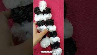 Diwali specialpolythene se diy flower toran banane ka aasan tarikaviralshort diy homedecor [upl. by Ondrea]