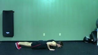 Isometric Push Up  HASfit Push Up Exercise Demonstration  Isometric Pushup [upl. by Bluma628]