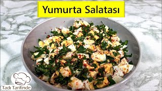 Yumurta Salatası Tarifi 🥚  Kahvaltı İçin Çok İyi Tercih ☑️ [upl. by Rhiamon]