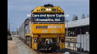 The AK cars and More Trains at Fremantle WA [upl. by Nidorf]